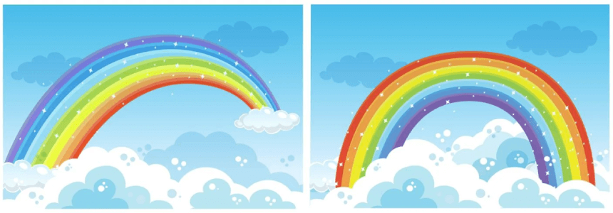 Rainbow Cartoon Sky 02