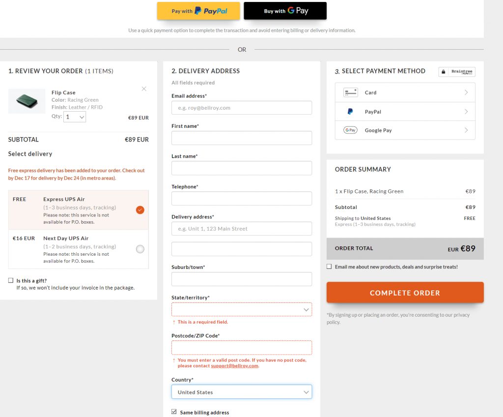 Ecommerce Checkout Flow: A Designer's Checklist