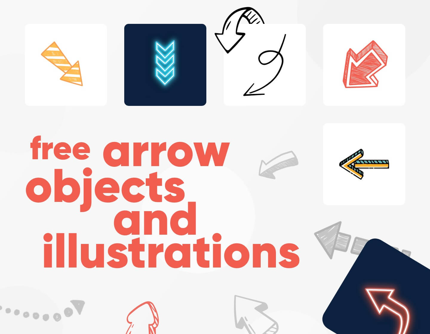 Arrow with two points in S shape - Free arrows icons