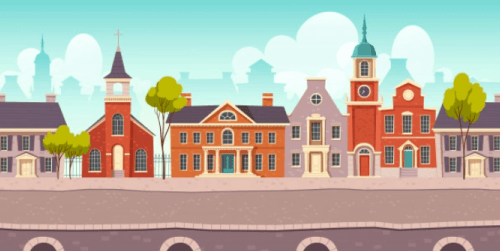 Historical City Free Vector