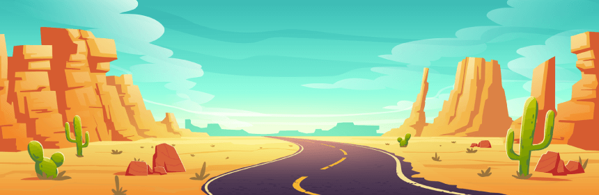 Desert Road Free Background