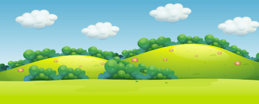 Free Cartoon Field Landscape