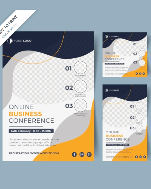 Online Business Conference Free Template