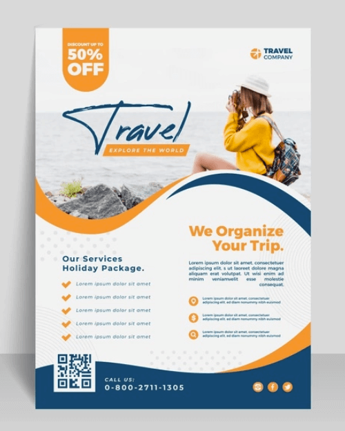 Travel Offer Free Tourism Flyer Template