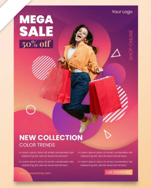 Mega Sale Collection Free Flyer Template