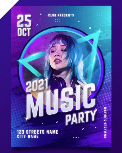 Music Party Free Template