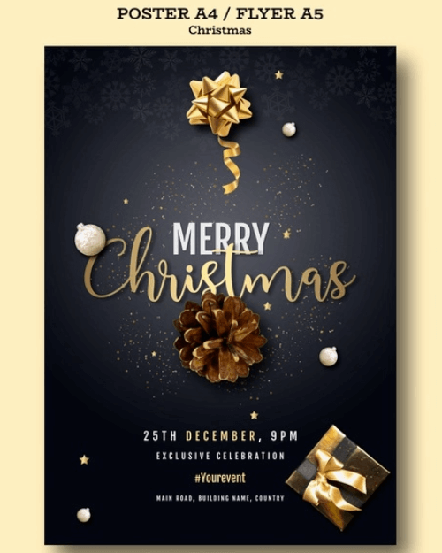 Christmas Celebration A5 Free Flyer