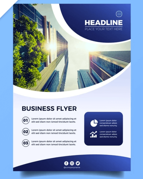 Corporate Clean Style Free Flyer Template