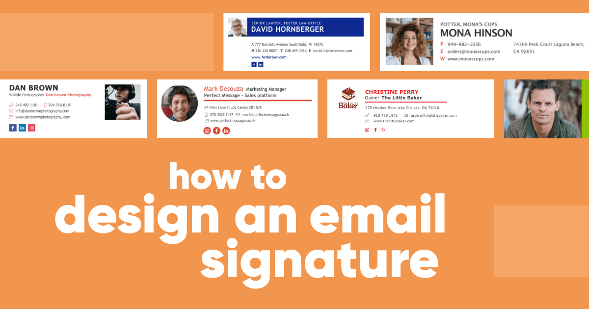 How to Design A Creative Email Signature For a Great First Impression