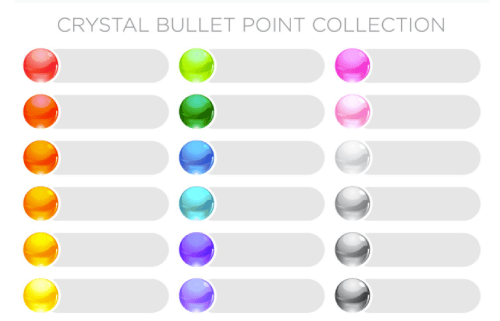 Crystal Bullet Points