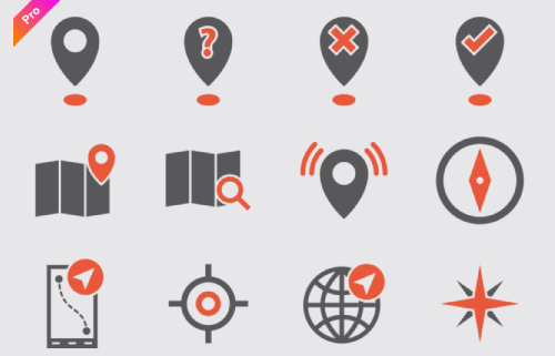 Map Legend Vector Icons