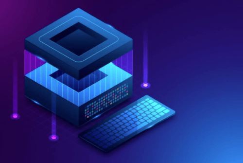 Isometric High tech Background