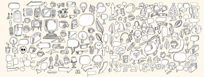 PowerPoint Graphics: Huge Hand-Drawn Doodle Free Icon Set