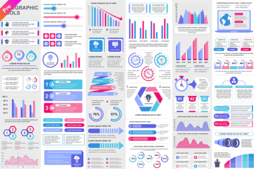 Data Visualization Elements Set