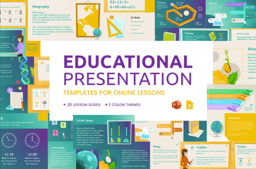 PowerPoint Graphics: Free Educational Presentation Template