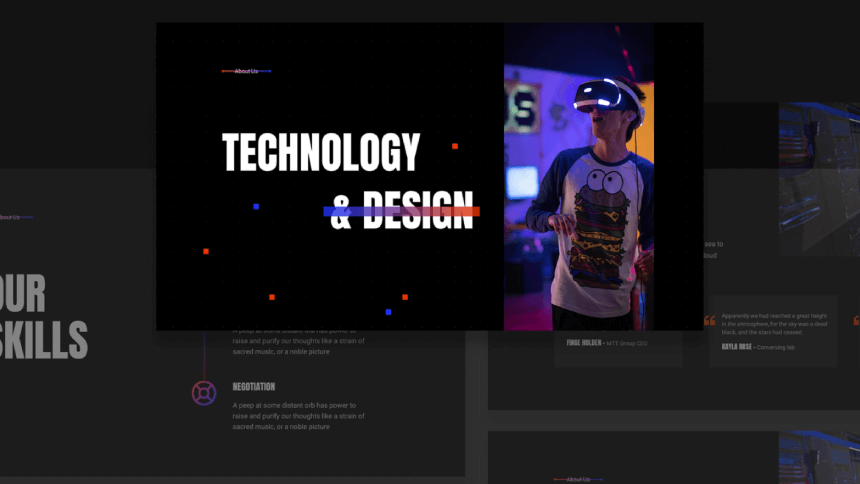 Technology and Design Template
