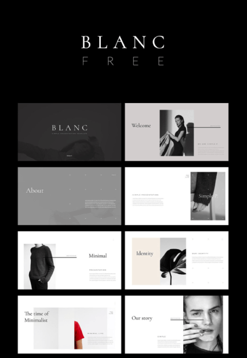 Blanc Free Minimalistic Presentation