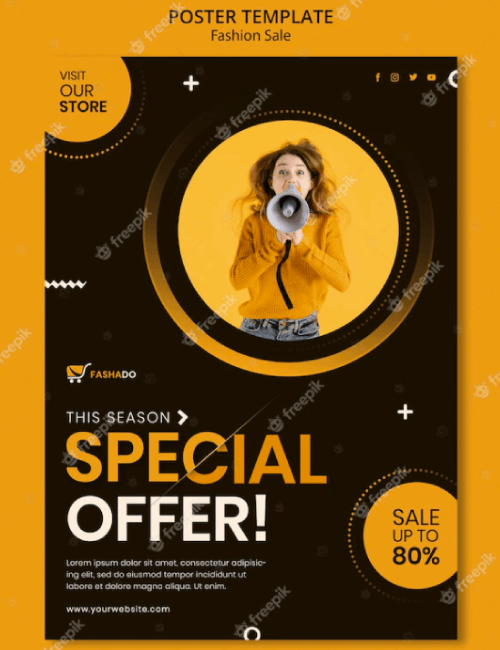 50 Free Advertisement Poster Templates to Print for Your Special Events AdvertisingPosters-46