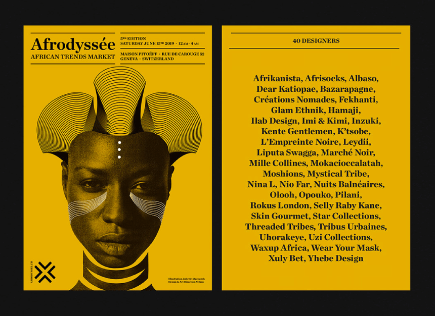 Afrodyssee Designer Event Flyer