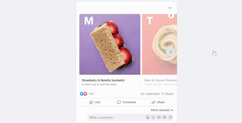 Benefits of Using the Facebook Carousel Ad Format- Extended Customization Example