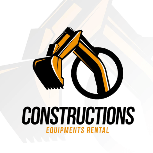 Free Construction Logo Equipments Rental Vector
