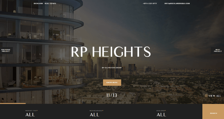 Real Estate Business Website Design