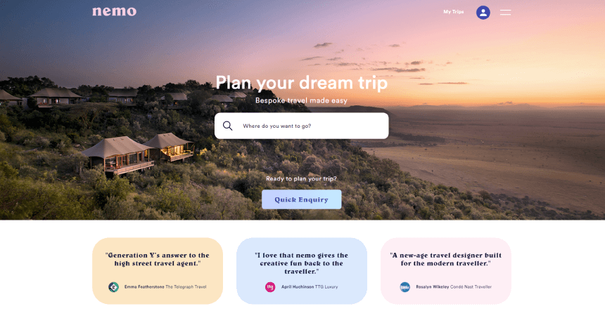 Travel Agencies and Hotel Business Web Design Example Booking Travel and Accommodation Services