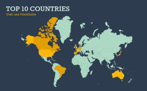 World Map Infographic Top 10 Countries Map