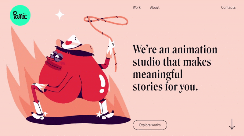 Website Portfolio Design Brief Introduction in the Hero Section with Animation Use Specific Language