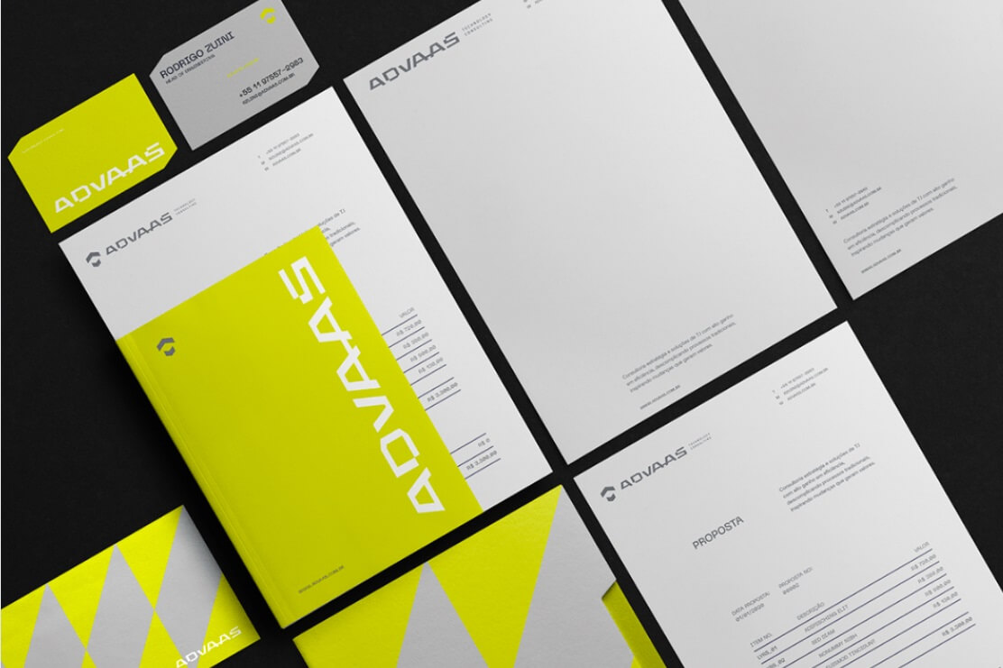 Advaas Brand Identity Graphic Design Example