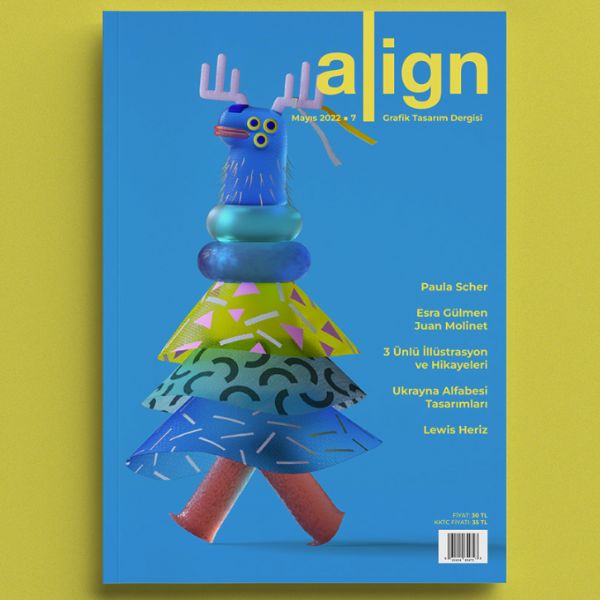 Align Magazine 3D Graphic Design