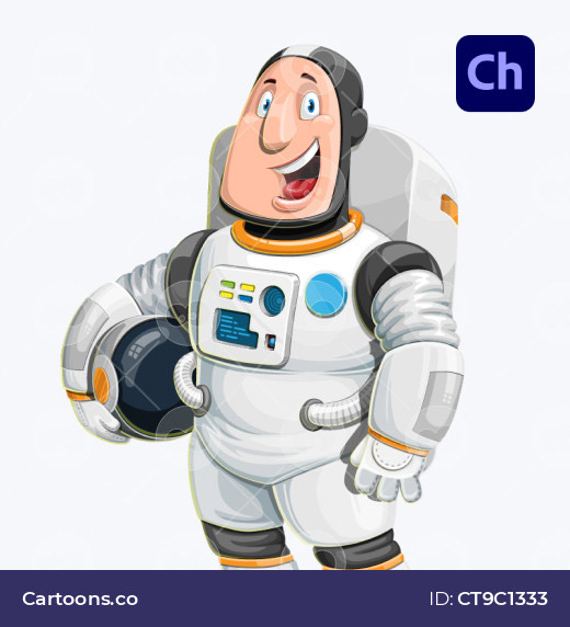 Astronaut Adobe Character Animator Puppet Template