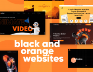 15 Black and Orange Website Designs to Fire You Up
