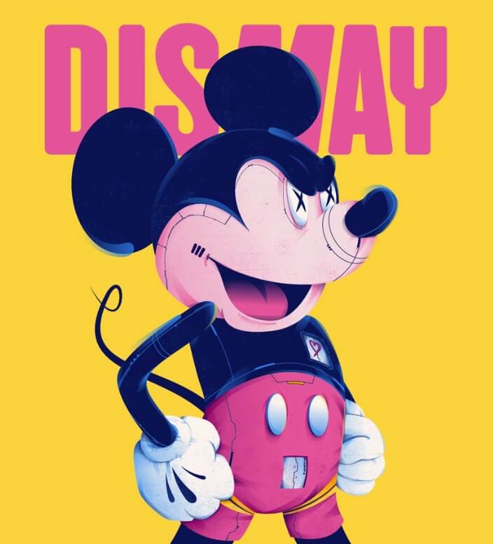Cartoon Pop Art Mickey Mouse by Oshtru