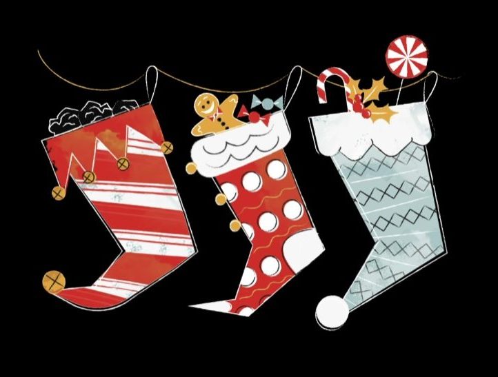 Christmas Stockings Illustration by Matt Cook
