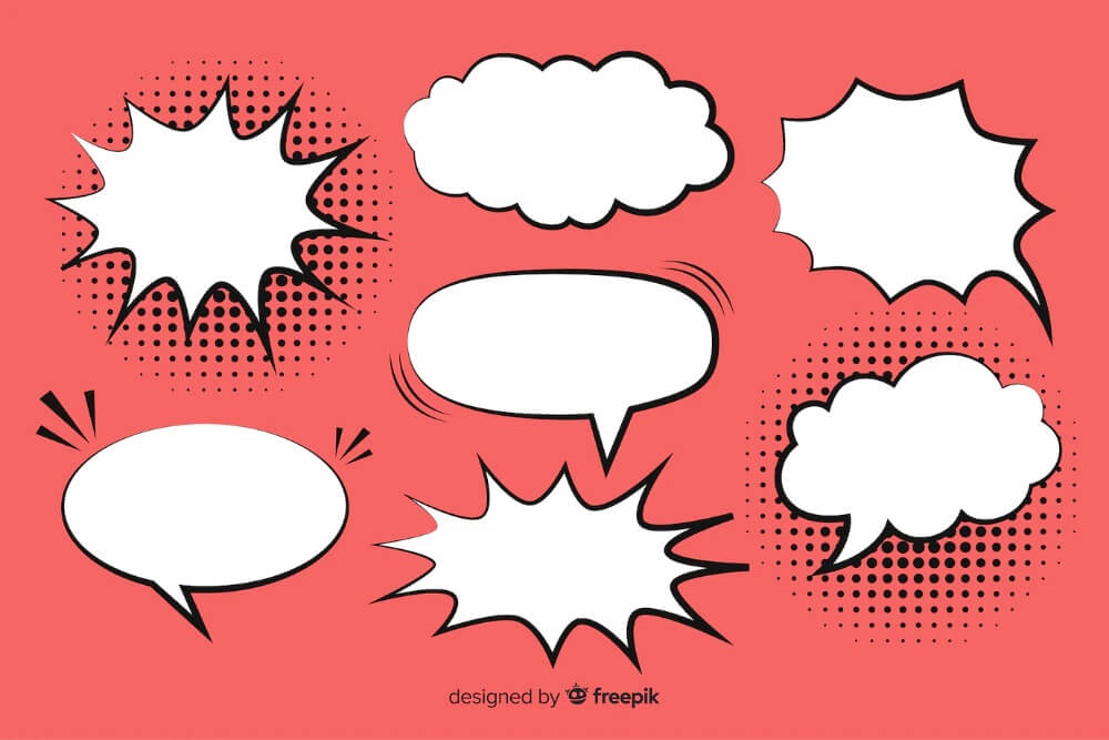 speech bubble vector free download