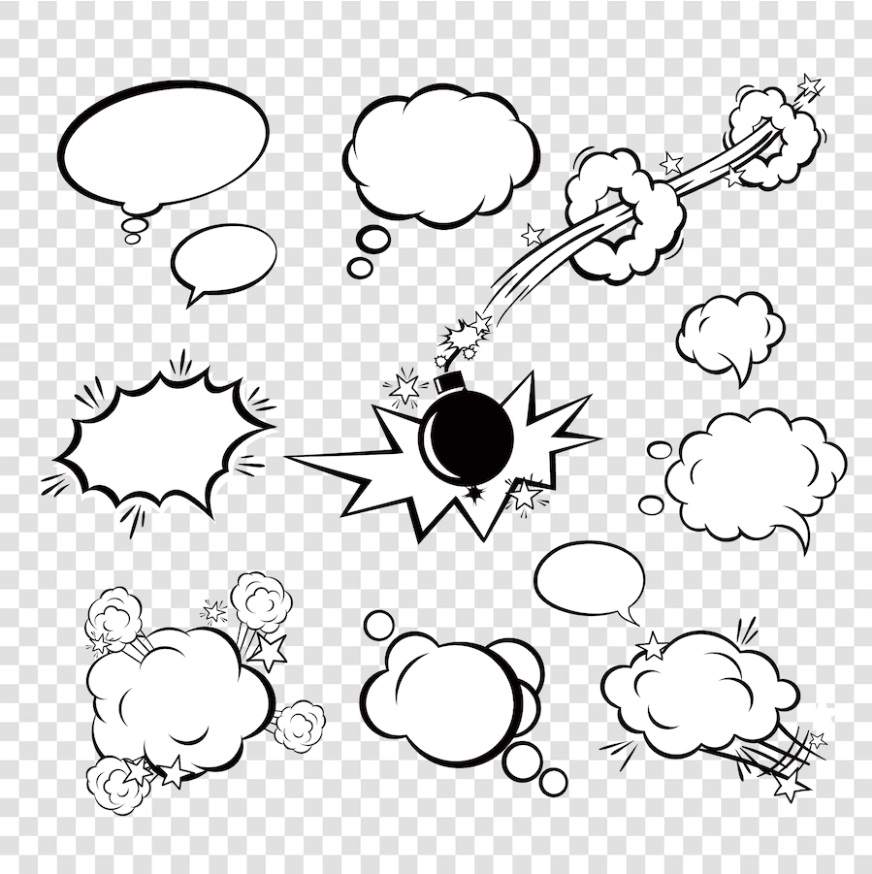 Cool Speech Bubbles for Comics