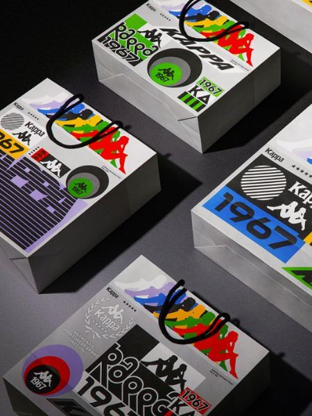 Kappa Packaging Design Pop Art Colors