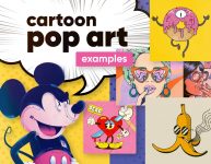 70 Super Inspiring Cartoon Pop Art Examples