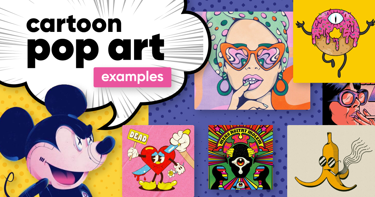 70 Super Cartoon Pop Art Examples are Too Good - RGD