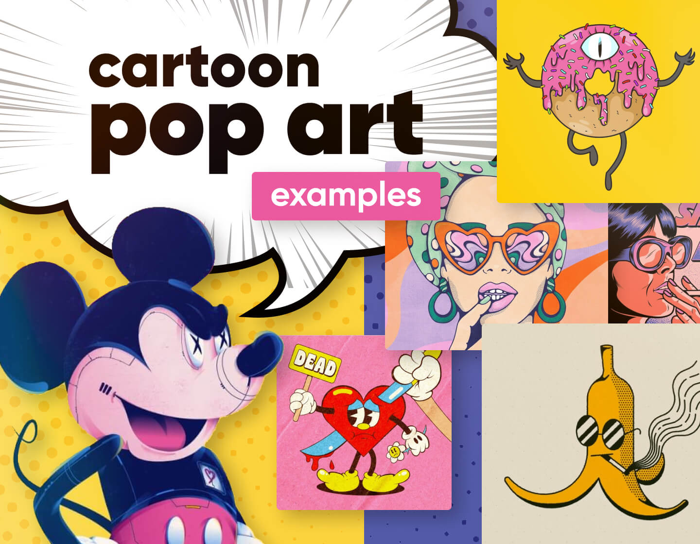 Pop Art Examples Drawing Easy