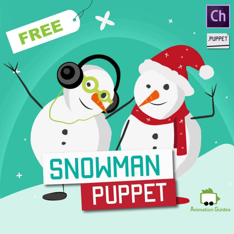 Free snowman Character Animator puppet