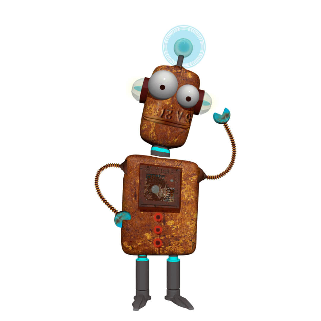 Robot character animator puppet