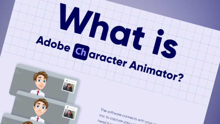 Adobe Character Animator Infographic Preview