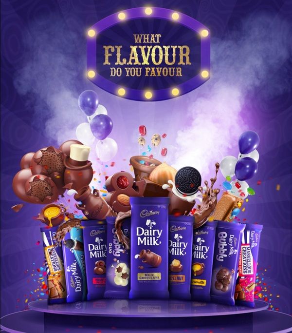 Cadburry Advertising Graphic Design Example