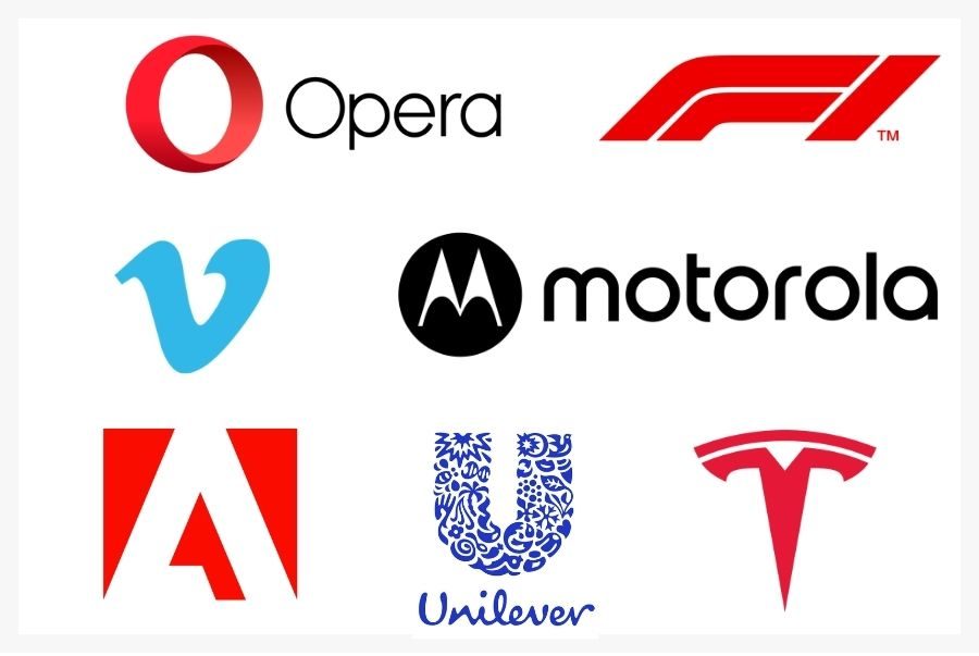 Famous brand logos - Letterforms