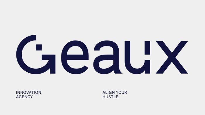 Geaux - Slit Logotype Design