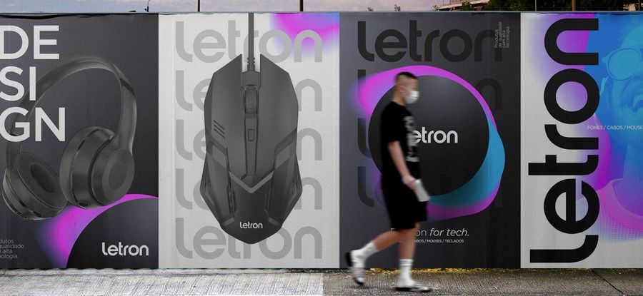 Letron Advertising Design Example