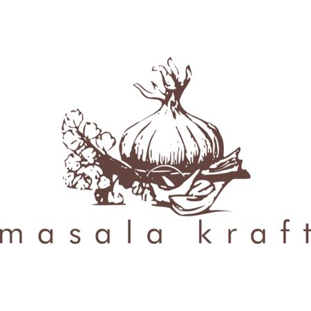Masala Kraft Illustrative Logo Design Example