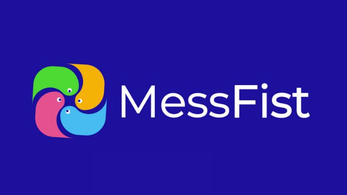 MessFist - Flat Logo Design